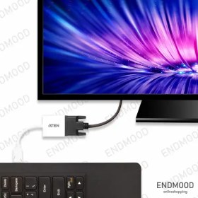 تصویر مبدل DisplayPort به DVI آتنATEN VC965 