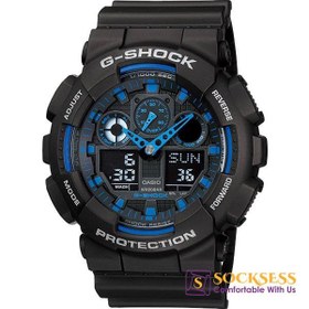 تصویر ساعت جی شاک(G-SHOCK)مدل GA-100-1A2DR 