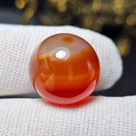 تصویر نگین سنگ عقیق کارنلین معدنی کد 36114 