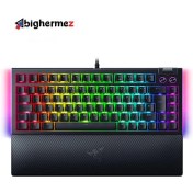 تصویر کیبورد باسیم مخصوص بازی ریزر مدل BLACKWIDOW V4 75% 