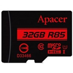 تصویر رم میکرو 32 گیگ اپیسر Apacer U1 C10 45MB/s + خشاب Apacer U1 C10 45MB/s 32GB Memory Card With Adapter