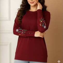 تصویر بلوز آستین بلند استین گل عمده (پک 7 عددی) 