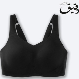 تصویر نیمتنه ورزشی بروکس Brooks Dare underwire مشکی BROOKS Drave UNDERWIRE