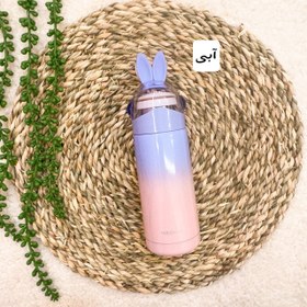 تصویر فلاسک خرگوشی هلو دریم اصلی hello dream colorful rabbit vacuum flask 