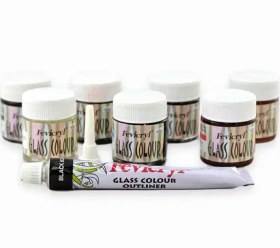 تصویر ست ویترای 6 رنگ فویکریل 