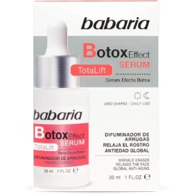 تصویر سرم بوتاکس باباریا مناسب انواع پوست حجم 30 میل Babaria botox serum suitable for all skin types, volume 30 ml