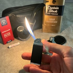 تصویر پک کامل پیپ قهوه ای سوخته 