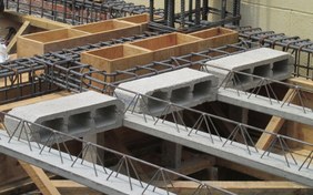 تصویر پاورپوینت ساختار تیرچه و بلوک سقفی 