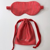 تصویر چشم‌بند ساتن راه‌راه 