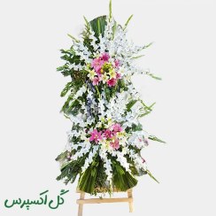 تصویر تاج گل ترحیم شمیم کد ۰۱ 