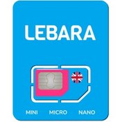 تصویر سیم کارت دائمی لبارا انگلیس 