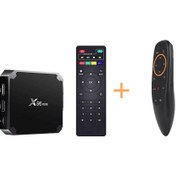 تصویر اندروید باکس X96 Mini با ریموت کنترل 