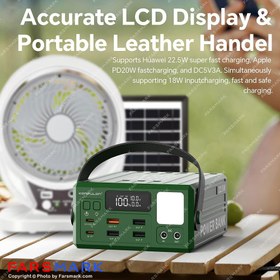 تصویر پاوربانک کانفلون 100 هزار مدل A45Q KONFULON POWER BANK 1۰۰۰۰۰mAh Model A45Q