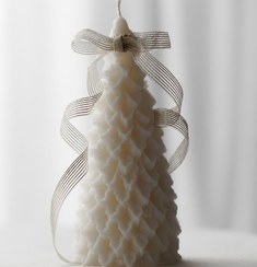 تصویر شمع کاج مدل برگ - سبز 