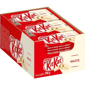 تصویر شکلات کیت کت وایت باکس 24 عددی | KitKat white chocolate 