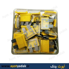 تصویر فیوز 40 آمپر ایرانی (بسته 100 عددی) -ارسال رایگان-گارانتی شش ماه-قیمت عمده 