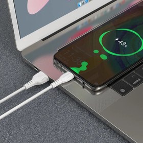 تصویر کابل تبدیل USB به USB-C بروفون مدل BX51 طول 1 متر 