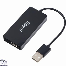 تصویر هاب 4 پورت USB 2.0 رویال ( Royal ) مدل RH2-210 