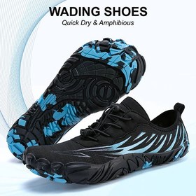 تصویر کفش آبی plankzone مدل Deep ocean رنگ مشکی آبی 