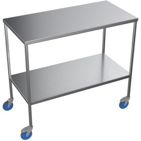 تصویر ترالی اتاق عمل استیل ترالی ست جراحی - کد -MHT24 - 50*90 ارتفاع 85 Operating room stainless steel trolley