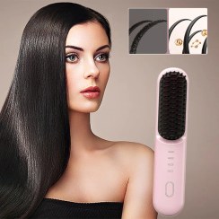 تصویر دستگاه صاف کننده موY-618S wireless straight hair comb model:Y-618S