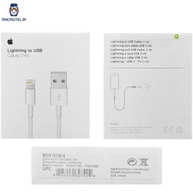تصویر کابل شارژ لایتنینگ اپل مدل iPhone X طول ۱ متر 