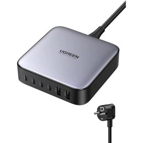 تصویر شارژر رومیزی 200 وات Nexode با چهار پورت USB-C و دو پورت USB-A یوگرین مدل CD271 