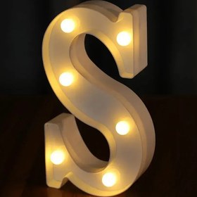 تصویر حرف چراغدار S 