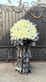 تصویر دسته گل ایستاده رز کد 511 