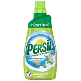 تصویر مایع لباسشویی پرسیل Persil با رایحه بادام شیرین و گل کتان حجم 1.295 لیتر 