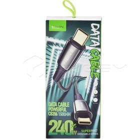 تصویر کابل شارژ باوین مدل Cb286 دو سر تایپ سی Bavin charging cable model Cb286 double type C