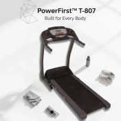 تصویر تردمیل خانگی پاورفرست مدل T807 