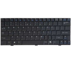 تصویر کیبورد لپ تاپ MSI U100 مشکی Keyboard Laptop MSI U100