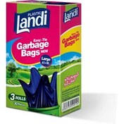 تصویر کیسه زباله آسان گره لندی سایز بزرگ 65x80 