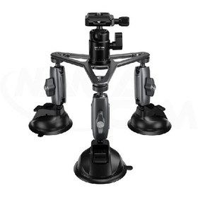 تصویر ساکشن فلزی سه تایی تلسین - Three-Arm Suction Mount TELESIN Three-Arm Suction Mount