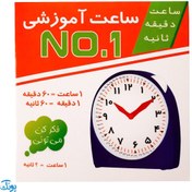 تصویر ساعت آموزشی عقربه ای مدل NO.1 