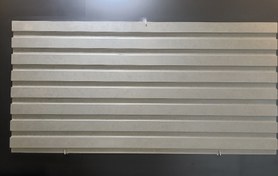 تصویر پنل بتن اکسپوز طرح کیت کا 50*100 شیار کوچک - سفید ، طوسی ، ذغالی / 50*100 ا KD556 KD556
