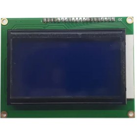 تصویر نمایشگر آبی گرافیکی 64*128 LCD با درایور KS0108 