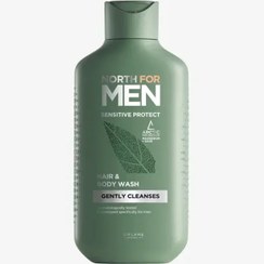 تصویر شامپو سر و بدن سنسیتیو پروتکت نورث فورمن North For Men Sensitive Protect Hair & Body Wash