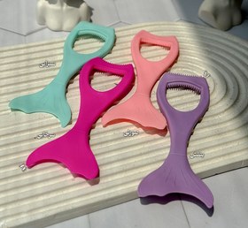 تصویر خرید عمده شابلون خط چشم سیلیکونی طرح پری دریایی - کد عمده 04 