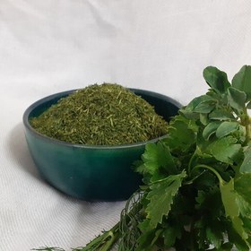 تصویر سبزی آش خشک شده خانگی تازه و امسالی (100 گرمی ) 