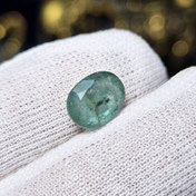 تصویر نگین سنگ زمرد معدنی زامبیا کد S3662 