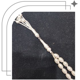 تصویر تسبیح نقره کد 02 