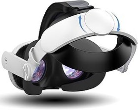 تصویر Damonlight Quest 3 تسمه سر سازگار با Oculus Quest 3 ، 2023 منتشر شده ، هدفون راحت قابل تنظیم تسمه جایگزینی نخبگان برای Meta Quest 3 DamonLight Quest 3 Head Strap Compatible with Oculus Quest 3, 2023 Released, Adjustable Comfortable headsets Elite Replacement Strap for Meta Quest 3