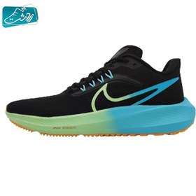 Nike zoom black outlet and green