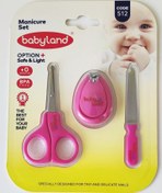 تصویر ست نانخنگیر و قیچی - صورتی Baby Nail Care Set (Clipper and Scissors)
