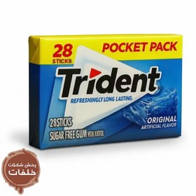 تصویر آدامس تریدنت تند بدون قند | بسته ۲۸ عددی 