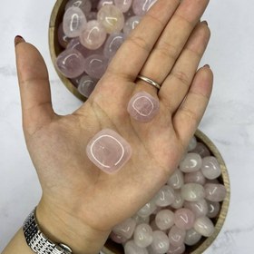 تصویر سنگ رز کوارتز تامبل 