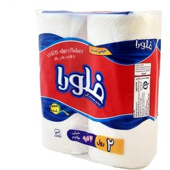 تصویر دستمال حوله ‌ای دو قلو فلورا 