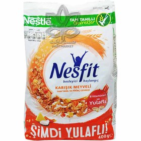 تصویر غلات صبحانه رژیمی میوه های استوایی ۴۰۰ گرم فیتنس نستله – nestle 